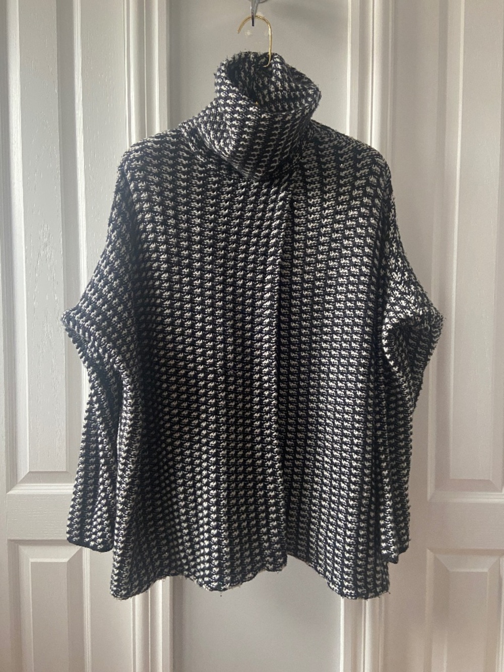 DVF wool poncho